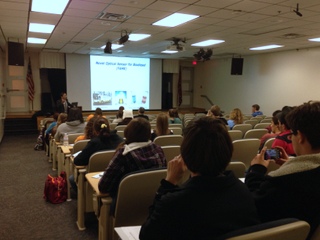 Dr. Xue gave a seminar at the Pellissippi State Community College