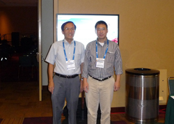 Dr. Xue attended the ACS National Meeting in Indianapolis Sept. 7-10, 2013, and gave an invited talk on biodiesel sensors